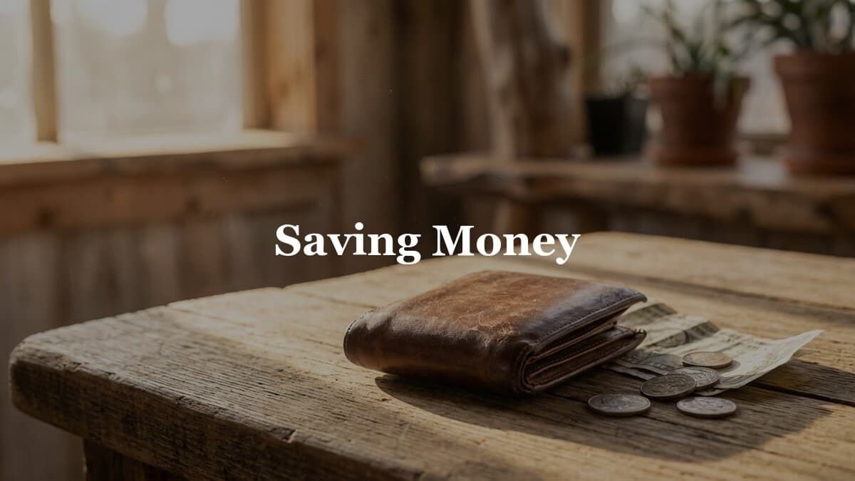 Saving Money When Life Is Falling Apart