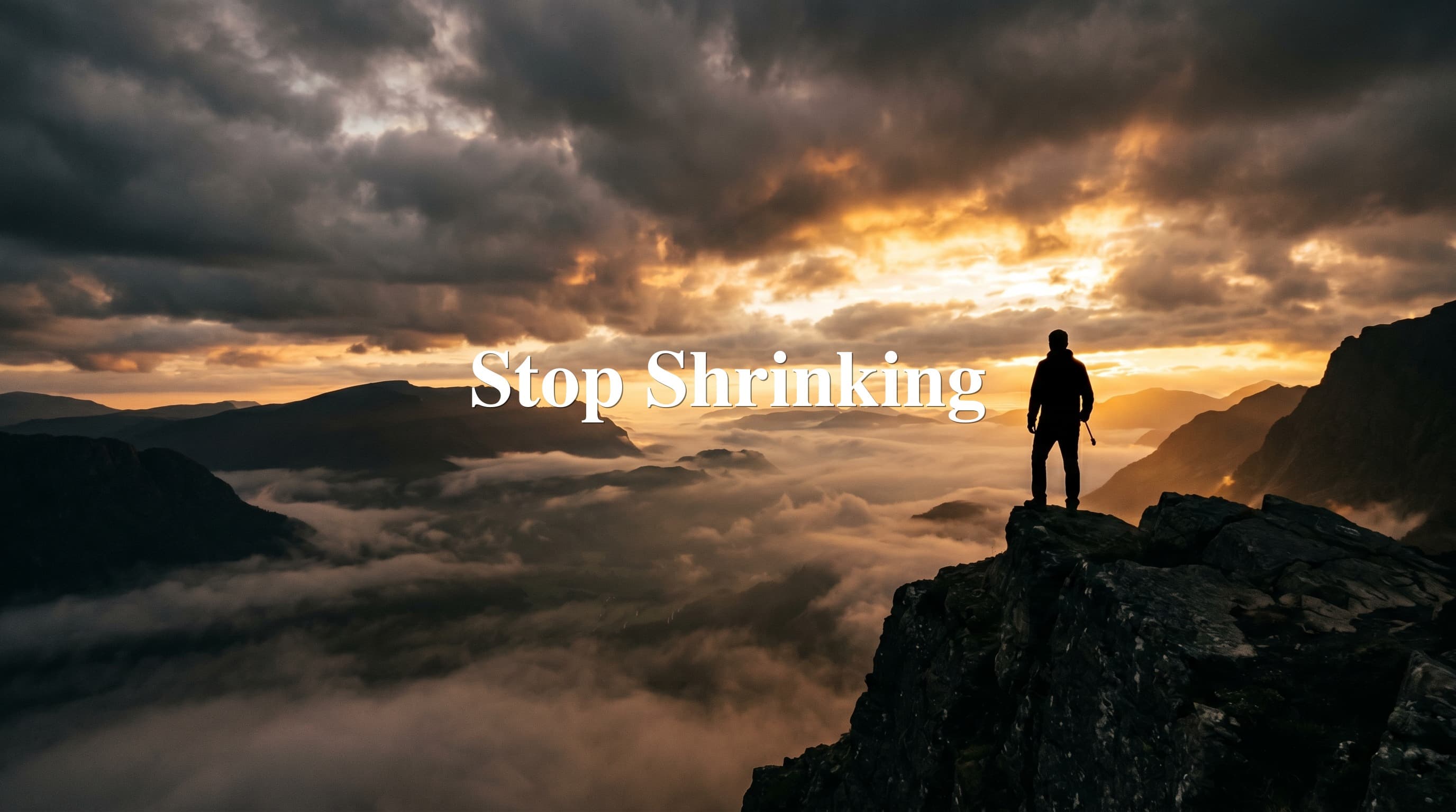 Stop Shrinking for People Who Think Small